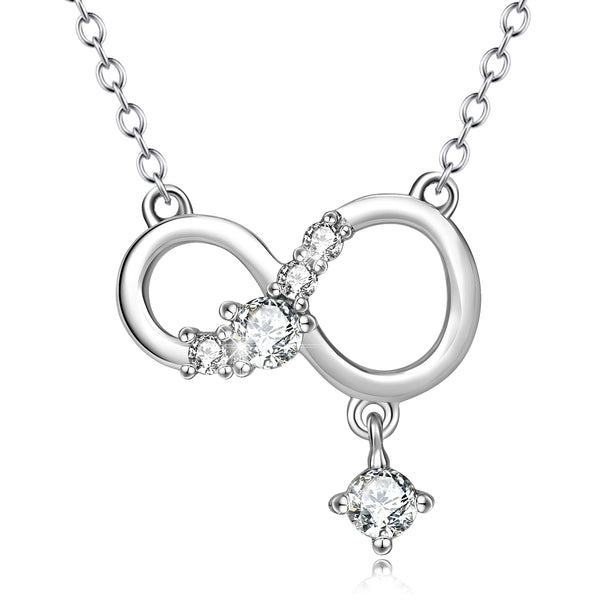 Infinite Pendant 925 Sterling Silver Necklace