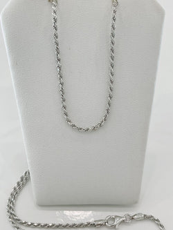 925 ITALIAN SOLID STERLING SILVER CHAIN 2MM