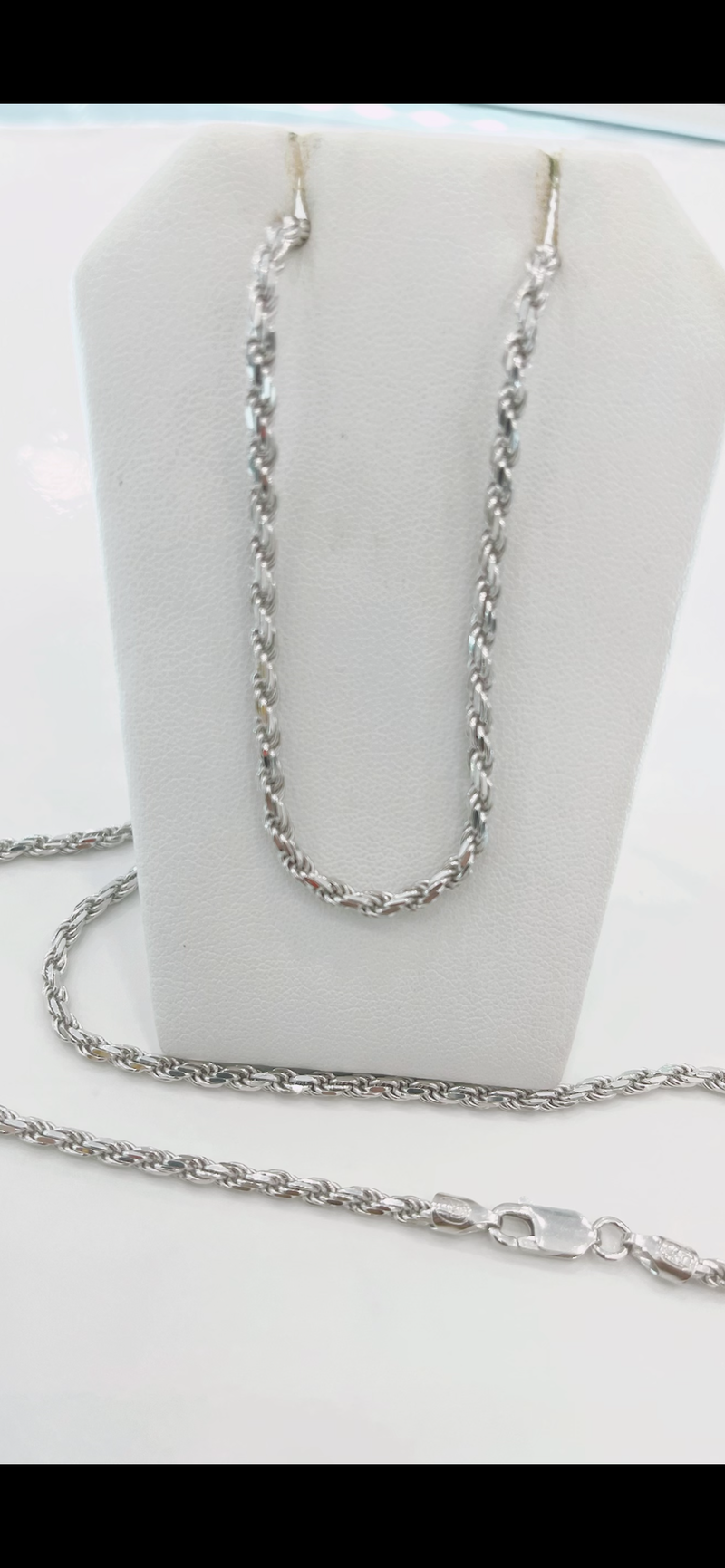 925 ITALIAN SOLID STERLING SILVER ROPE CHAIN