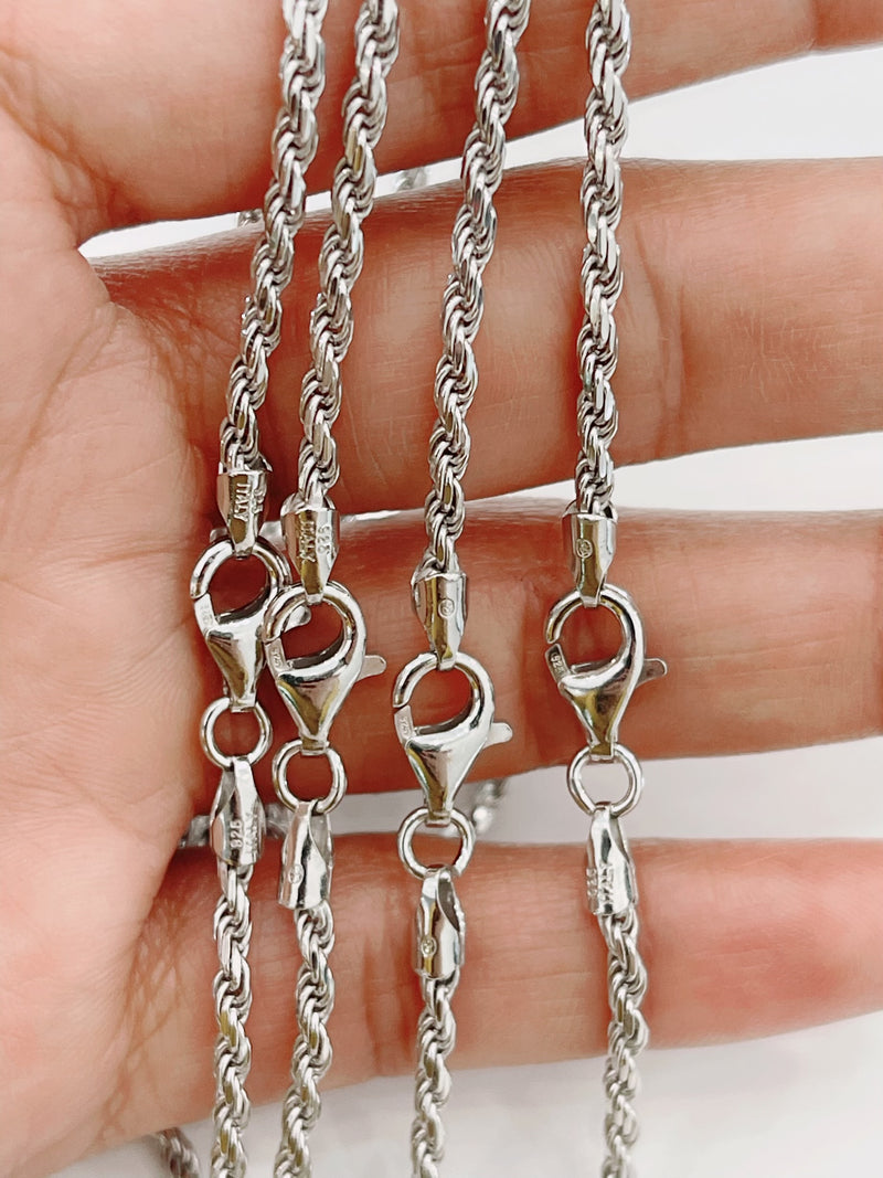 925 ITALIAN SOLID SILVER CHAIN 2.5MM